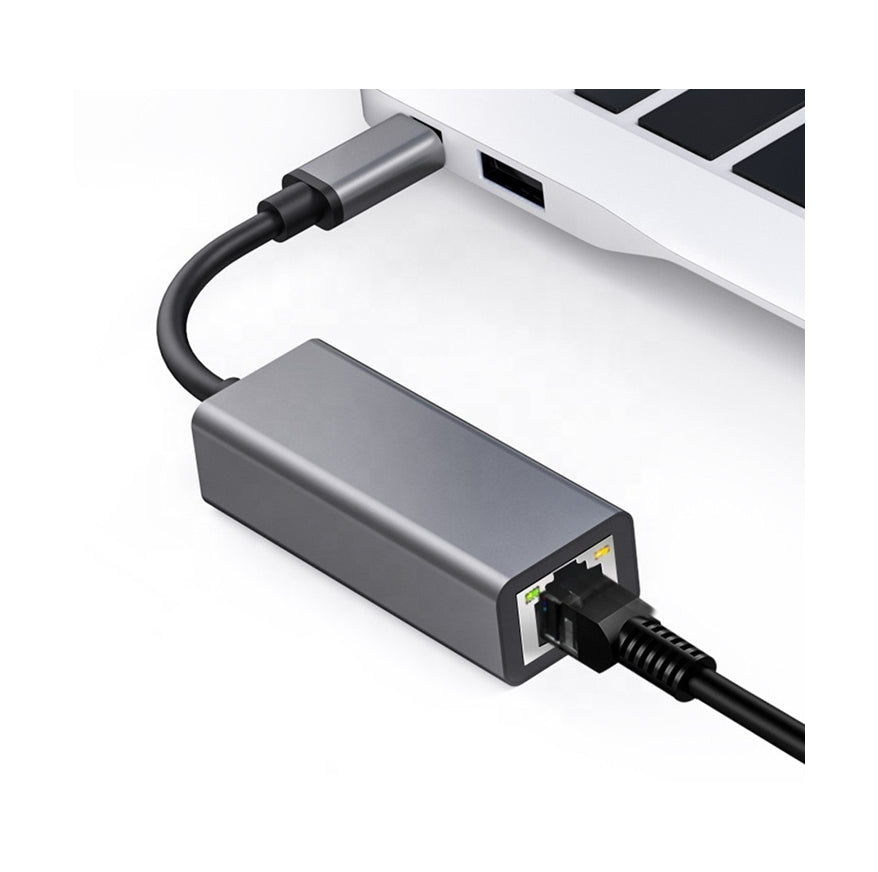 Adaptador Hub Tipo C a Rj45 Birlink Negro – imagen 2