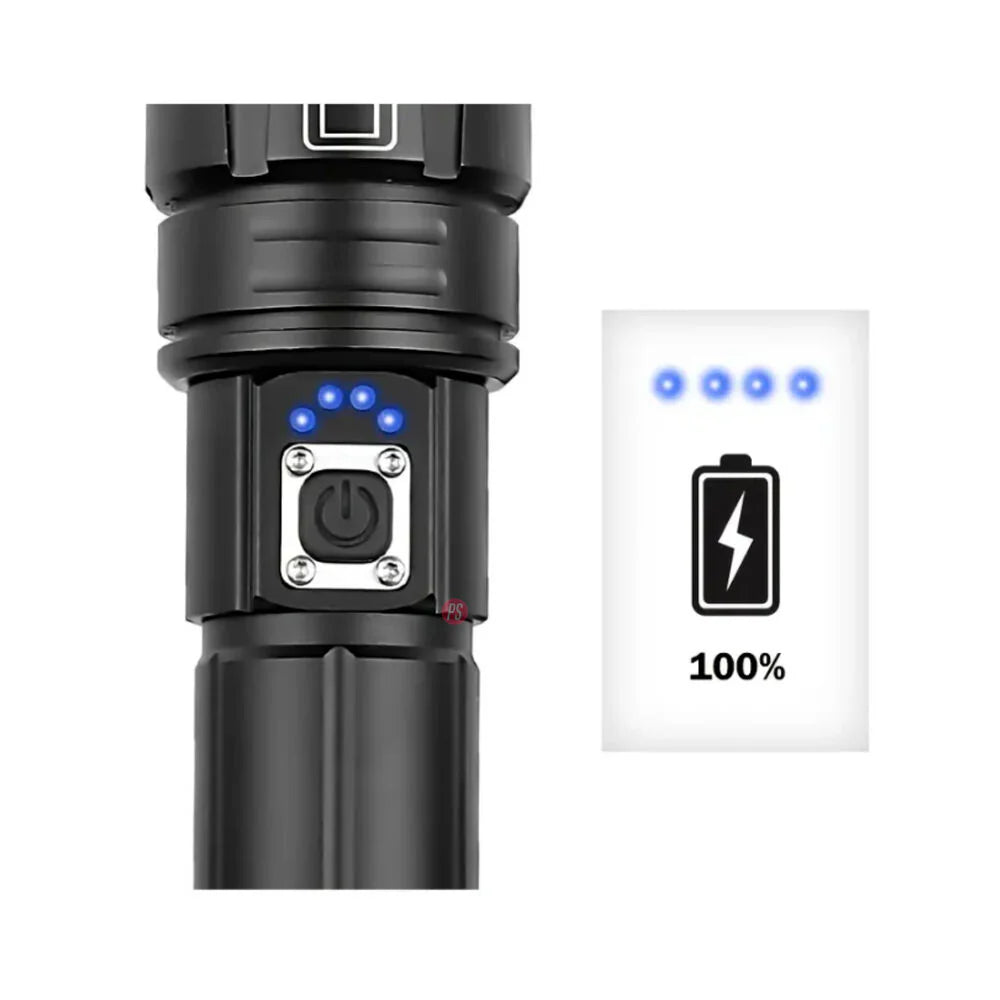Linterna Tecnolab TL543 De Mano Neo 3000 Lumen Led Negro – imagen 2