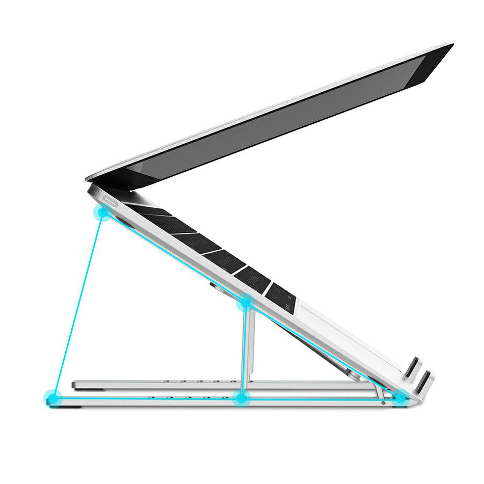 Soporte Stand Aluminio Notebook Macbook Portatil Yesido Lp01 Gris – imagen 4