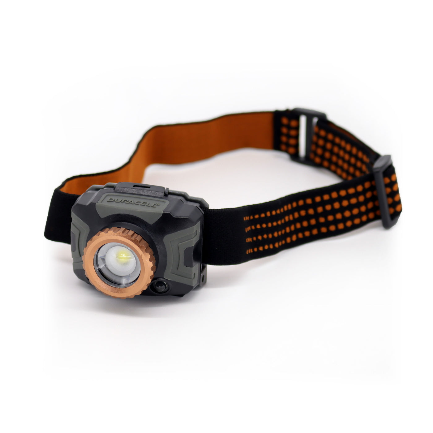 Linterna De Cabeza Duracell Manos Libres 350 Lumen + 3 Pilas AAA