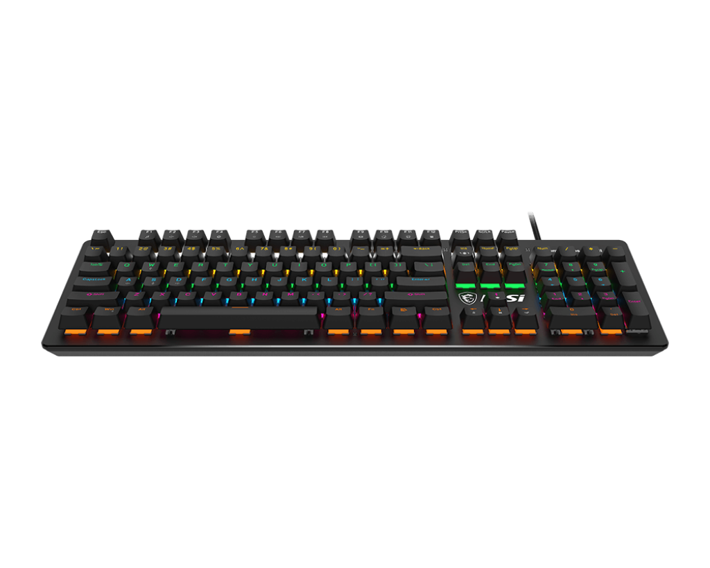 Teclado Game Mecanico Msi Forge Gk300 Switch Blue Rgb Negro – imagen 3