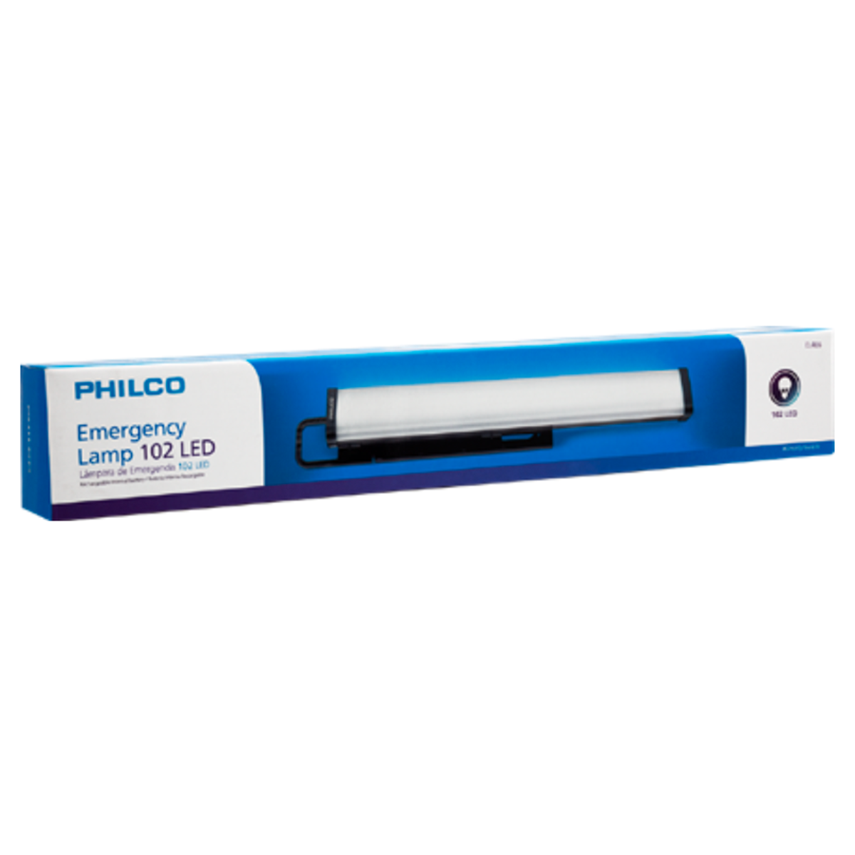 Lampara Emergencia Recargable 102 Led Philco Blanco