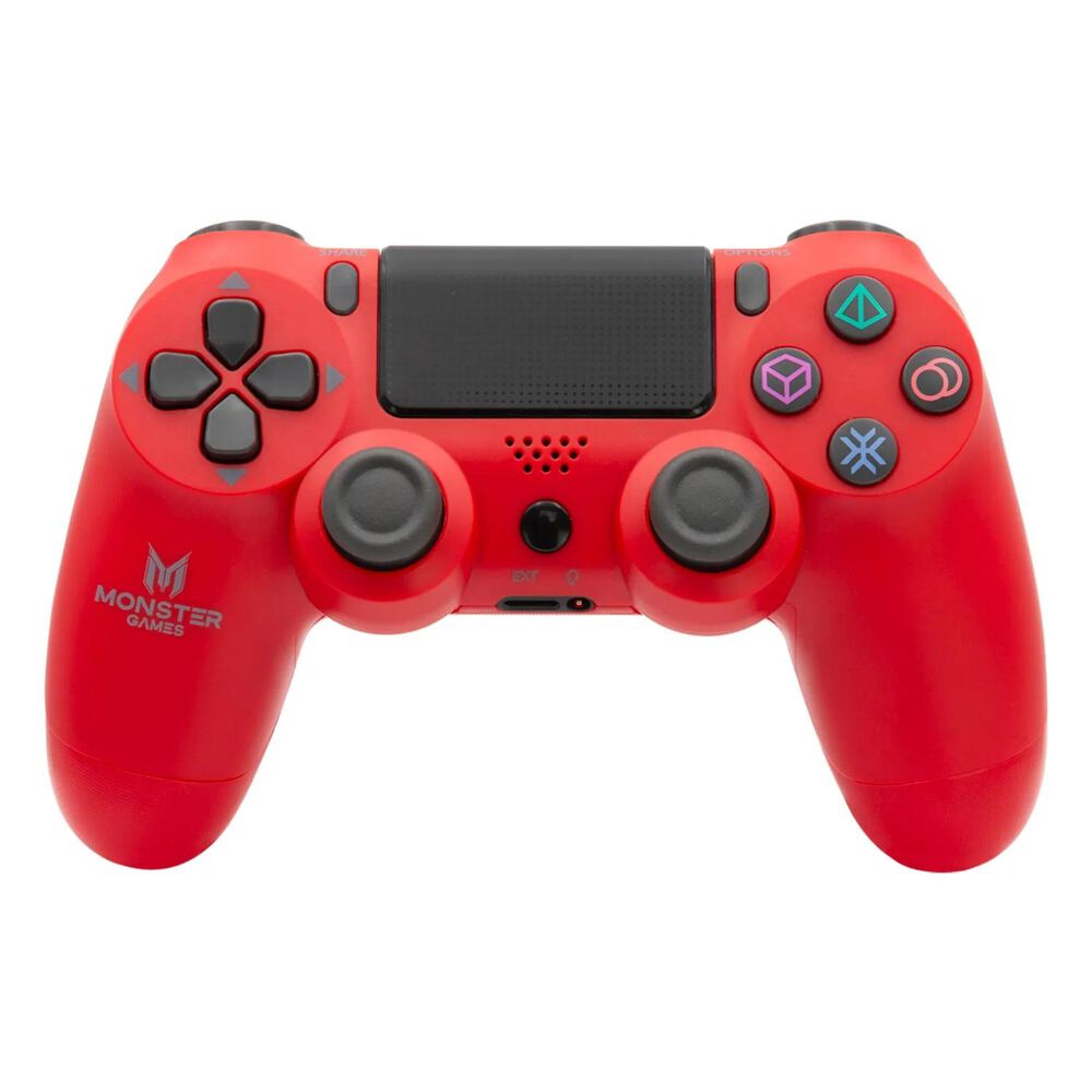 Control Inalambrico Ps4 Monster Double Shock Rojo – imagen 3