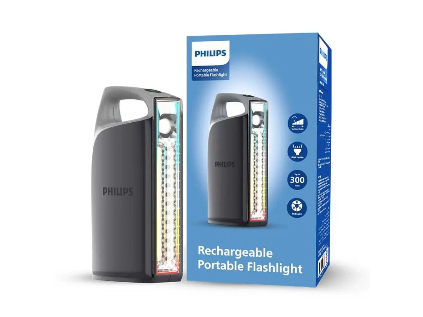 Linterna Recargable Philips 10w Tipo C 1000lm SFL3402/56 Gris – imagen 2