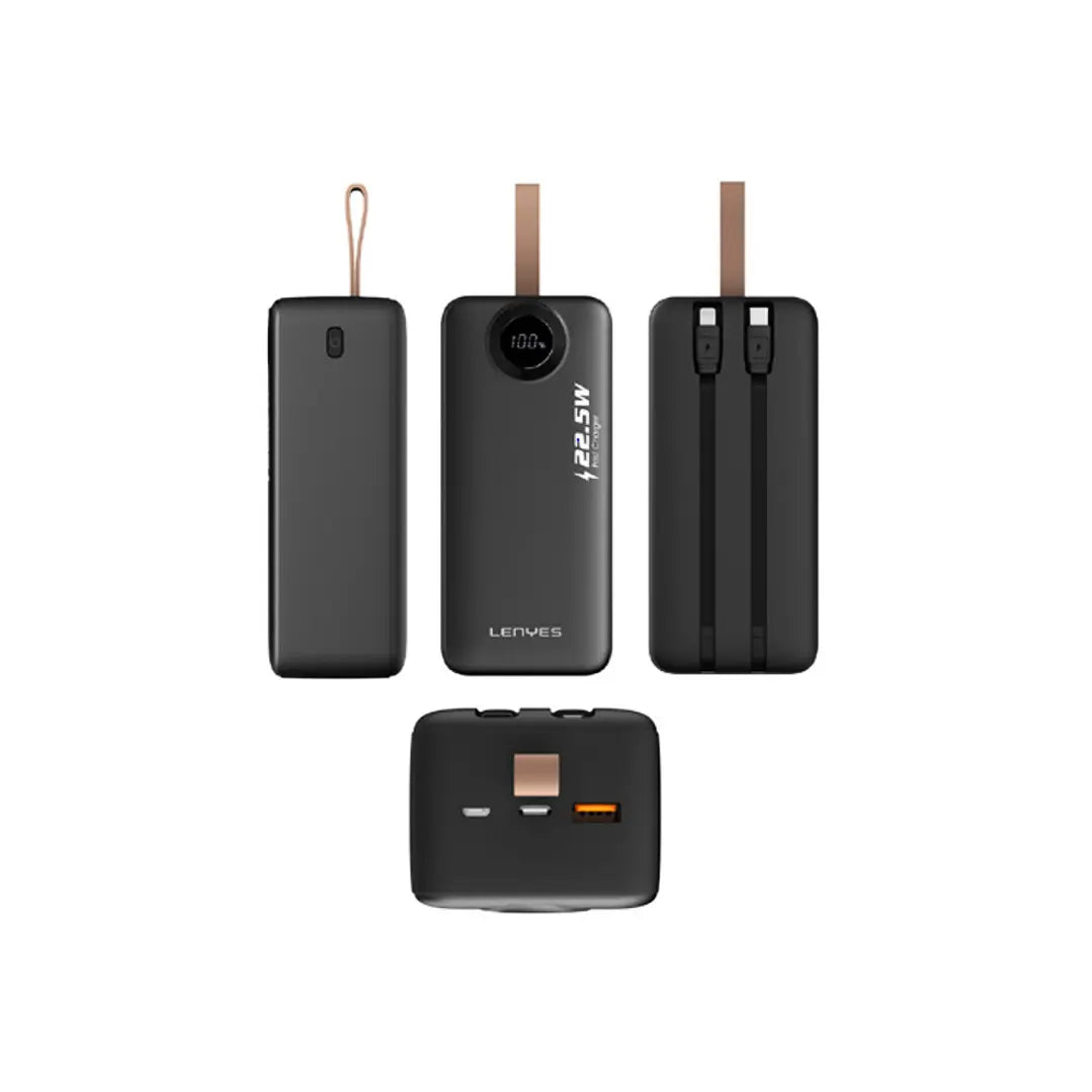 Powerbank Carga Rapida Lenyes Px487d 40000 Mah Negro – imagen 3