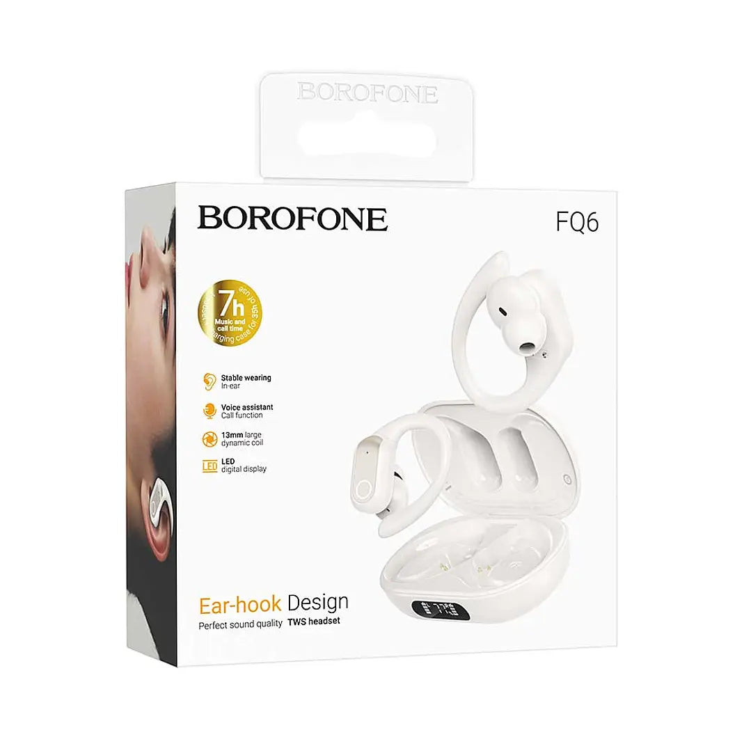 Audífonos In Ear Bluetooth Borofone Fq6 Blanco – imagen 3