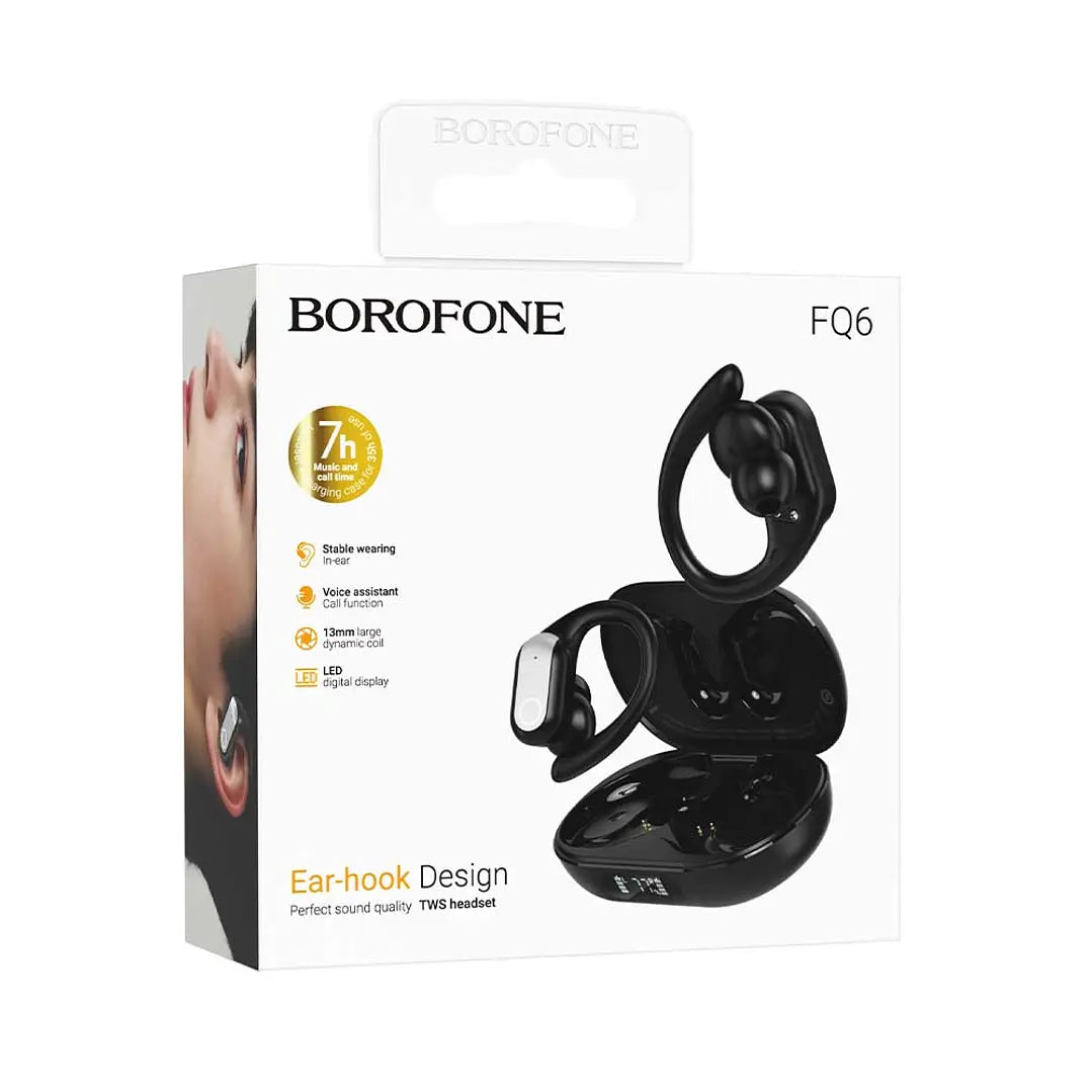 Audífonos In Ear Bluetooth Borofone Fq6 Negro – imagen 3