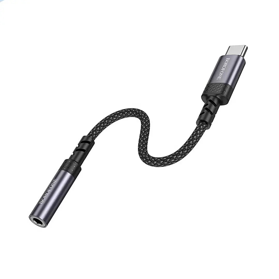 Cable Tipo C a Jack 3.5mm Borofone Bv24 Negro – imagen 3