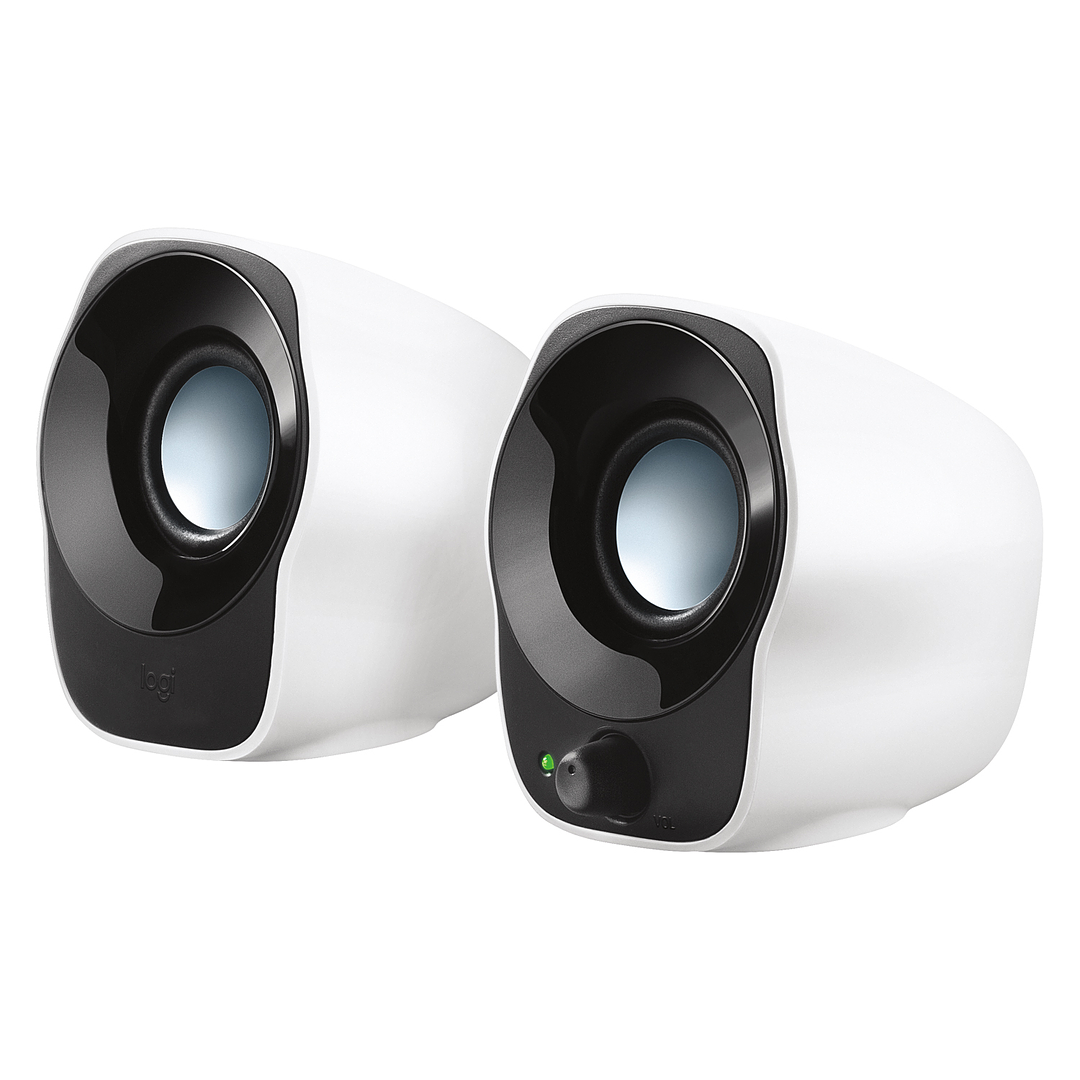 Parlante Logitech 2.0 Logitech Z120 3.5 Mm Usb Blanco