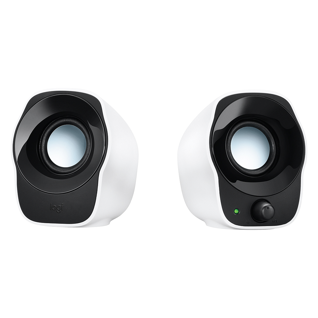 Parlante Logitech 2.0 Logitech Z120 3.5 Mm Usb Blanco – imagen 3