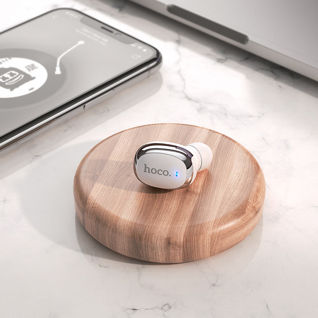 Audífono Manos Libres Bluetooth Hoco Mini E54 Blanco – imagen 3