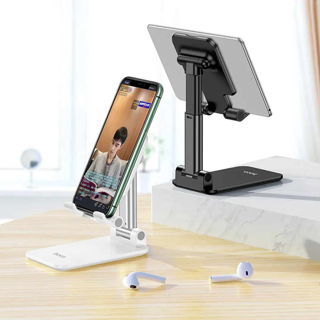 Soporte Escritorio Para Smartphone Tablet Hoco Ph29 Blanco – imagen 2