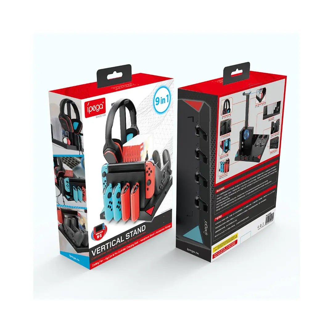 Soporte Estacion Multifuncional Cargador Nintendo Switch Ipega Pg-Sw036 Negro – imagen 4