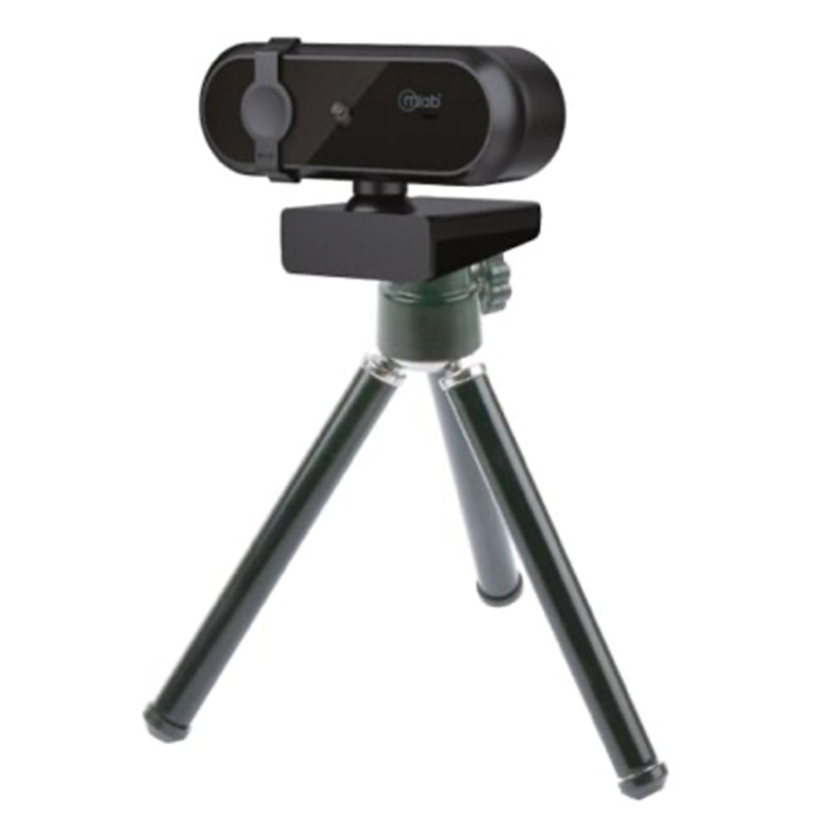 Camara Webcam Microlab 1080p Full HD 9129 Tripode Negro