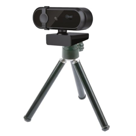 Camara Webcam Microlab 1080p Full HD 9129 Tripode Negro