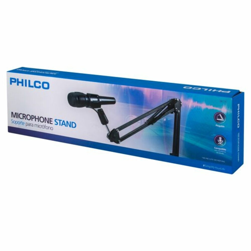 Stand Metalico Para Microfono Philco Negro – imagen 4