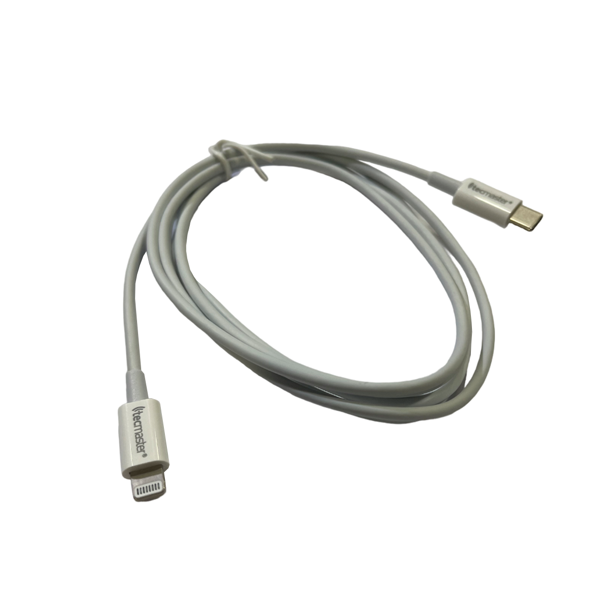 Cable Tipo C A Lightning Reforzado 1.5 Metros MFI Tecmaster Blanco – imagen 2