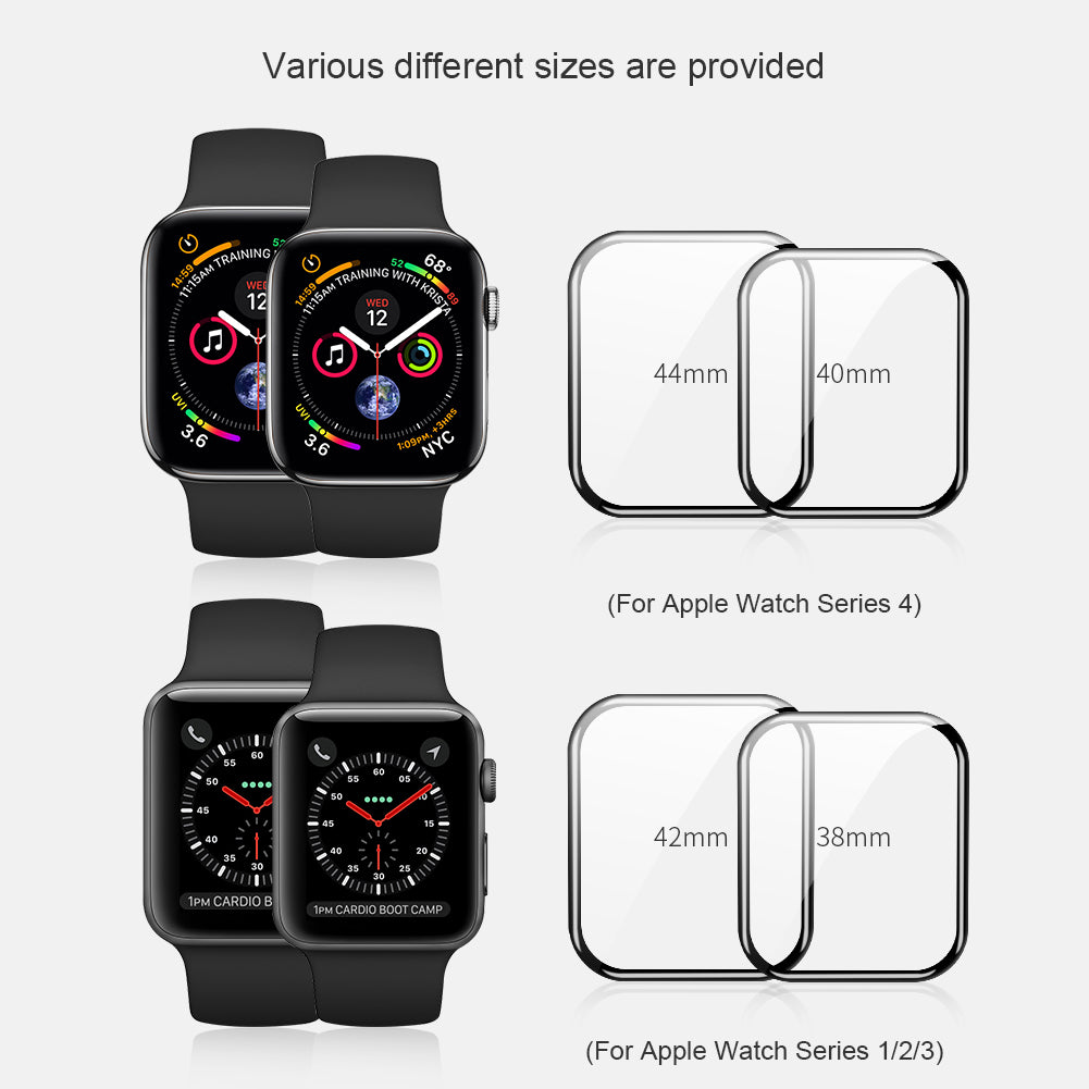 Apple Watch 40mm Vidrio Premium Nillkin Curva Negro – imagen 4