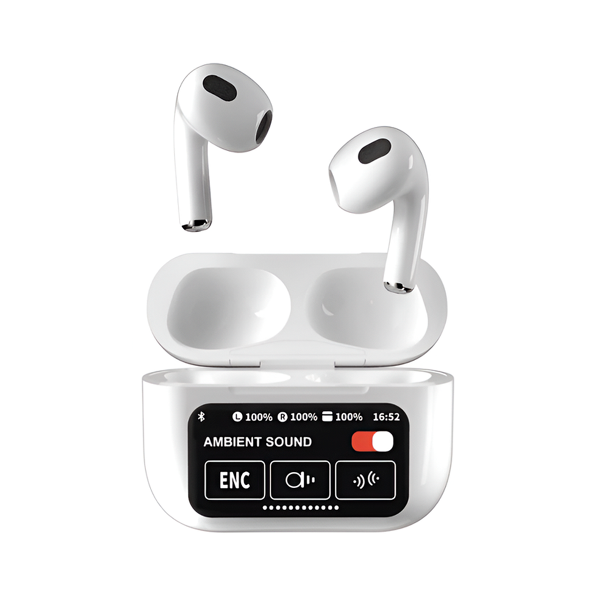 Audífonos In Ear Bluetooth Motomo A10 Pro Anc 8 Horas Blanco