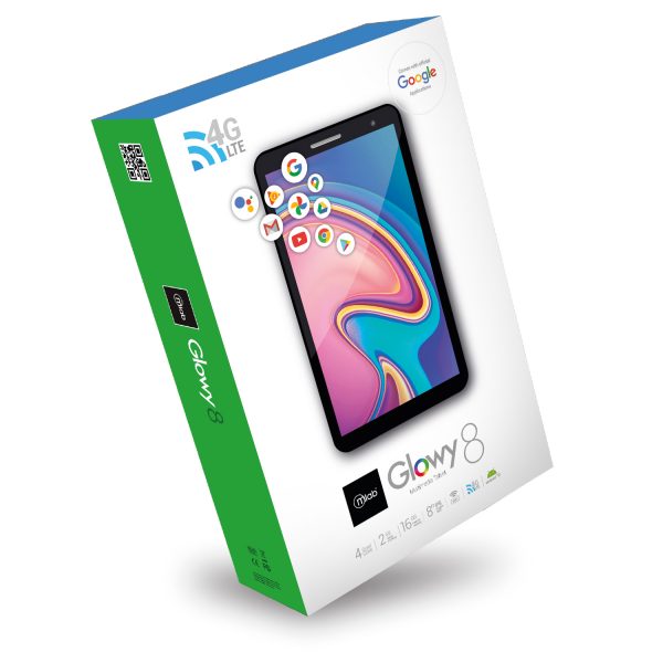 Tablet Microlab Glowy 8 Pulgadas 16gb Rom 2gb Rom 4g Lte Negro – imagen 2