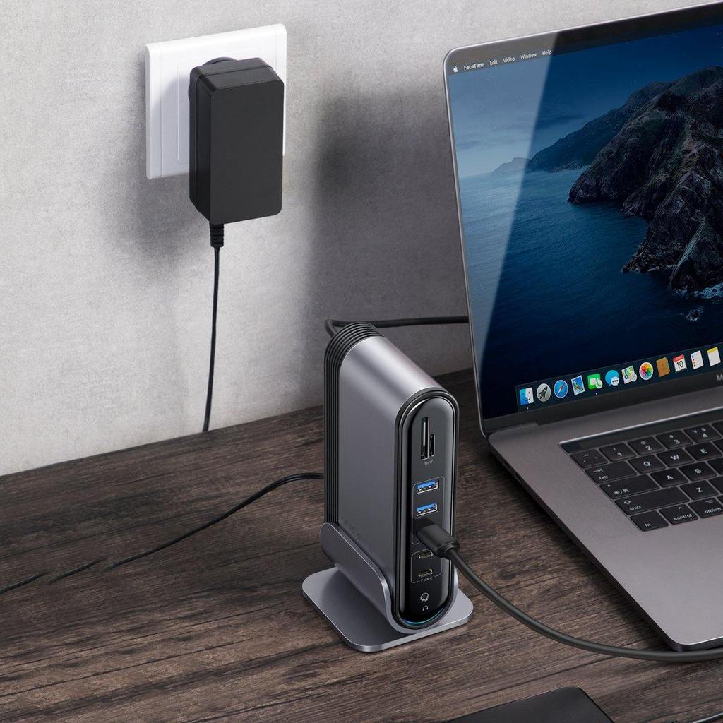 Hub Multipuertos 16 en 1 Working Station 100W Mac o Notebook Baseus – imagen 4