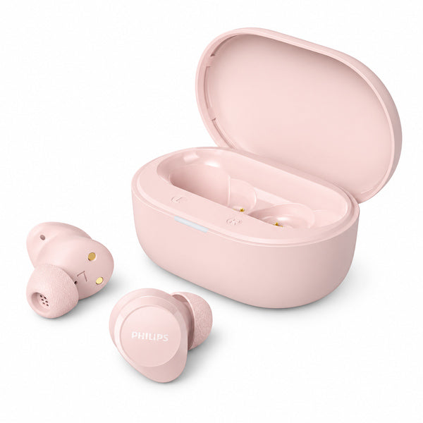 Audífonos Bluetooth True Wireless Philips TAT1300PK Dynamic Bass Rosado