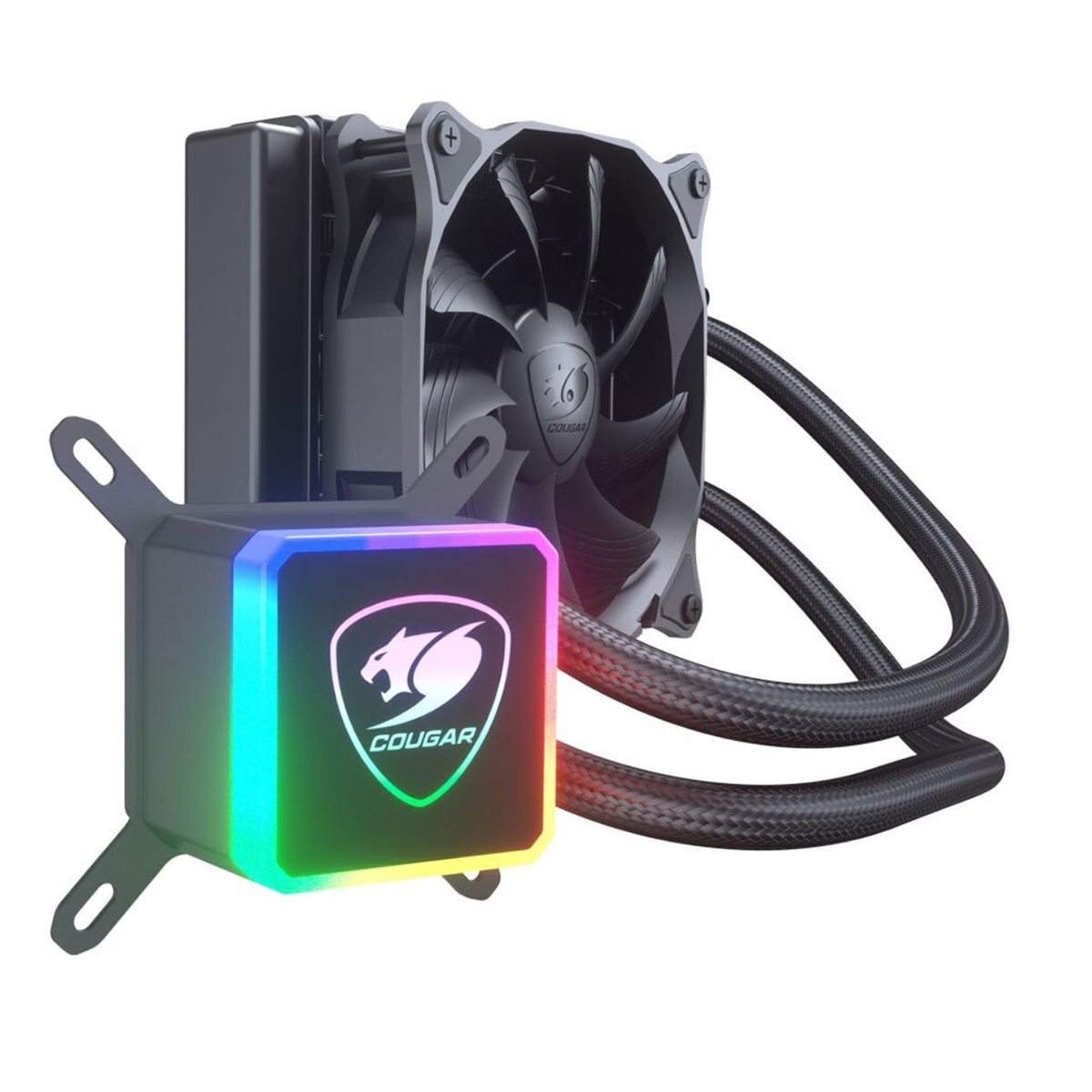 Refrigeración Líquida Cougar Aqua 120mm Rgb Negro