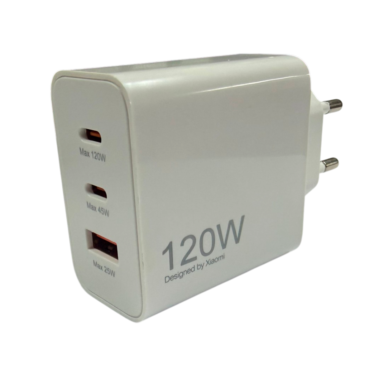 Cargador Carga Rapida Para Xiaomi 120w Gan Usb Dual Tipo C + Cable – imagen 2