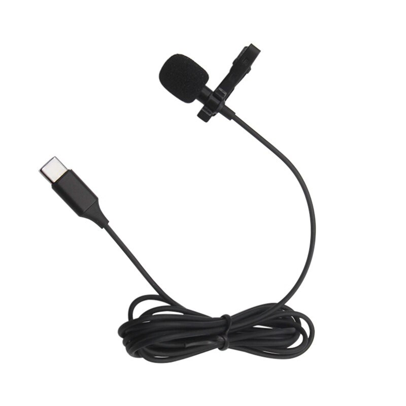 Microfono Externo Lavalier GL-121 Tipo C Negro – imagen 4