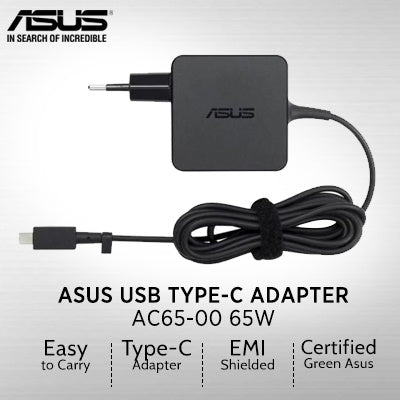 Cargador Notebook Asus Usb Tipo C 65w Original Negro – imagen 4