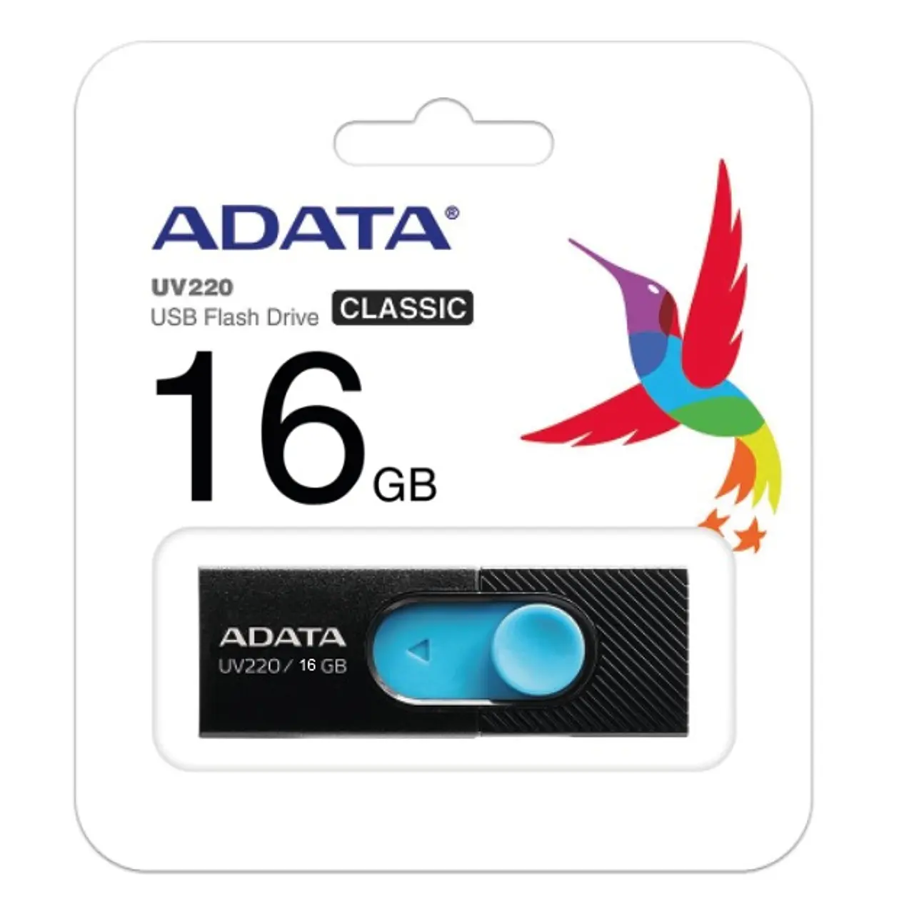 Pendrive Adata 16 GB UV220 Usb 2.0 Negro – imagen 2