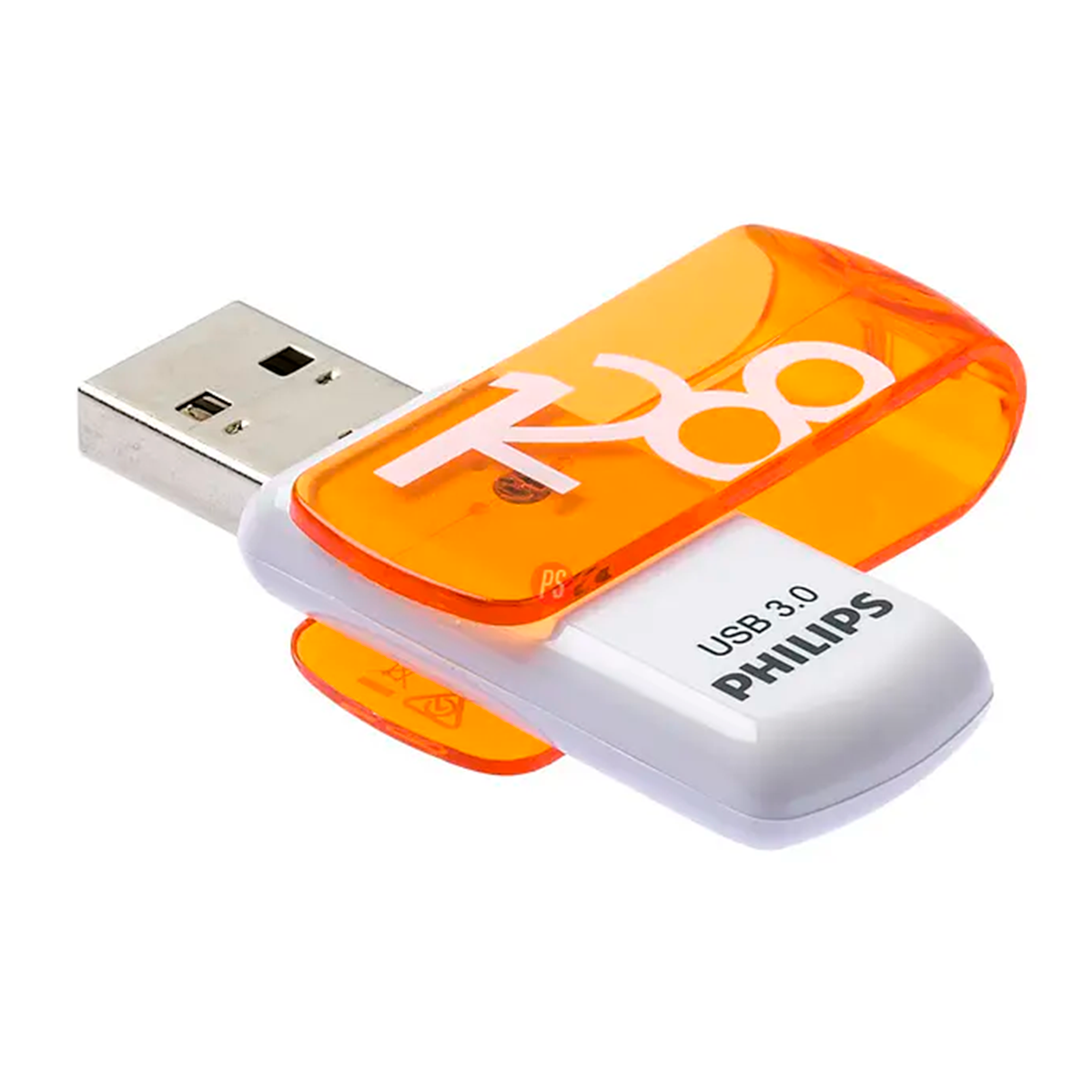 Pendrive Philips 128 GB Usb 2.0 Vivid Naranjo