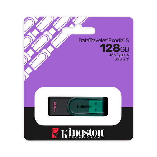 Pendrive Kingston Exodia S 128GB Verde