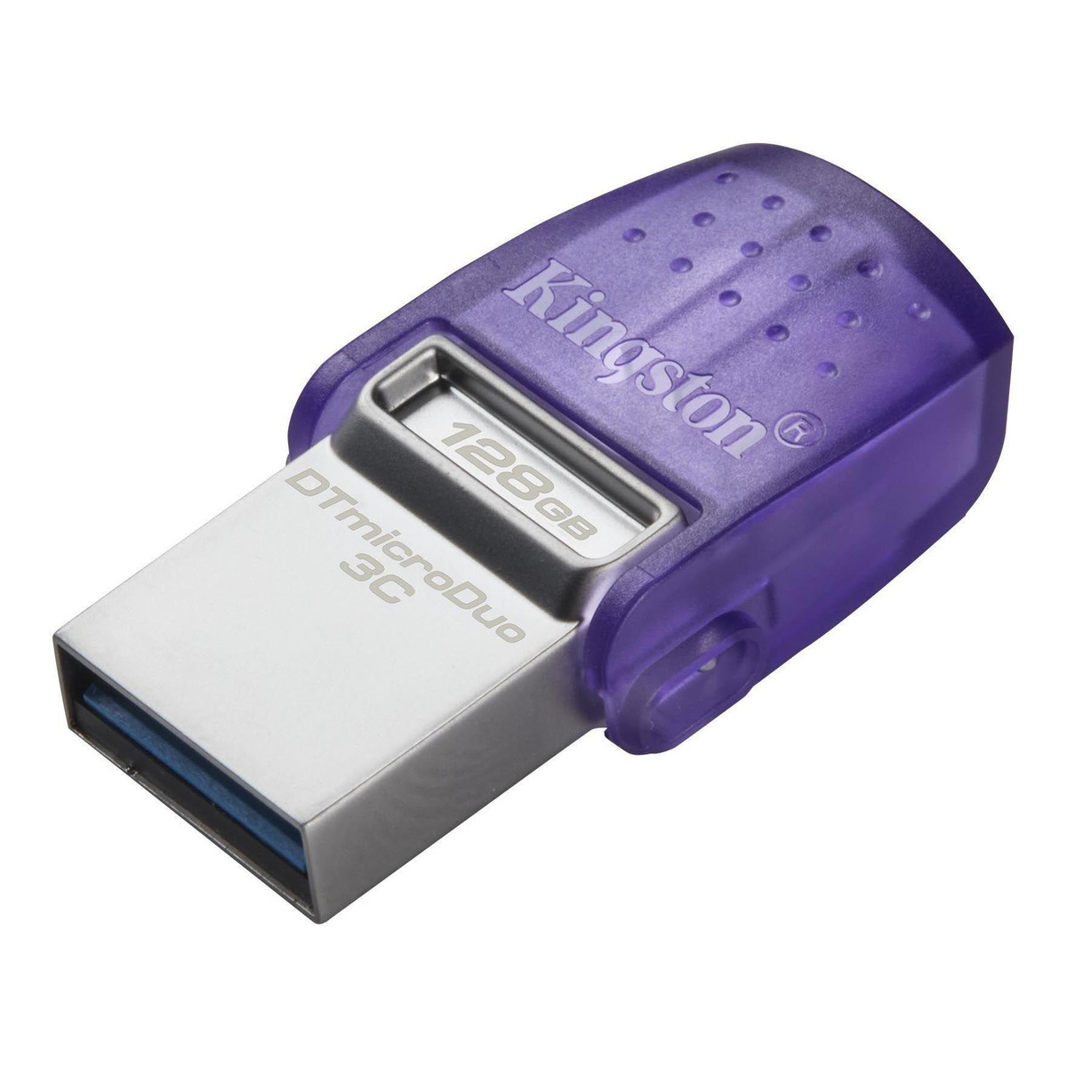Pendrive Kingston Datatraveler Microduo 3c 128 Gb 3.2 Morado