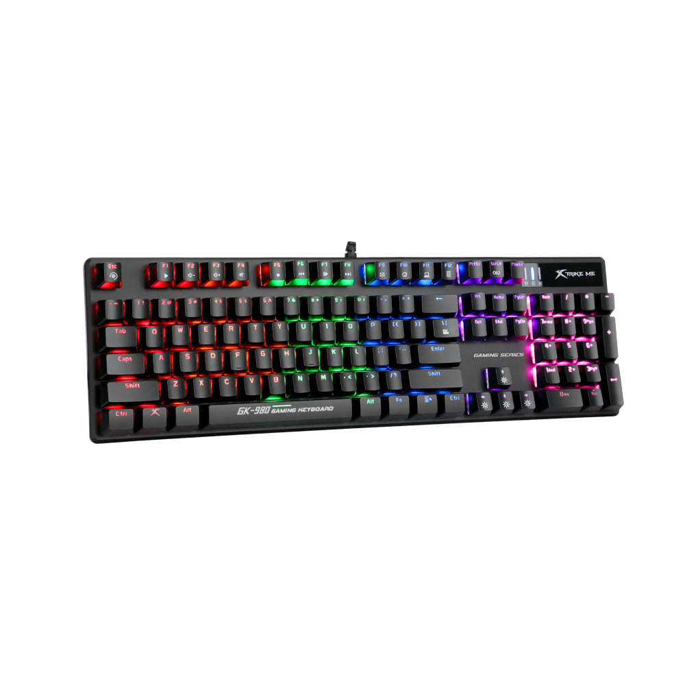Teclado Gamer Mecanico Xtrike me Gk980 Iluminado Switch Azul – imagen 4