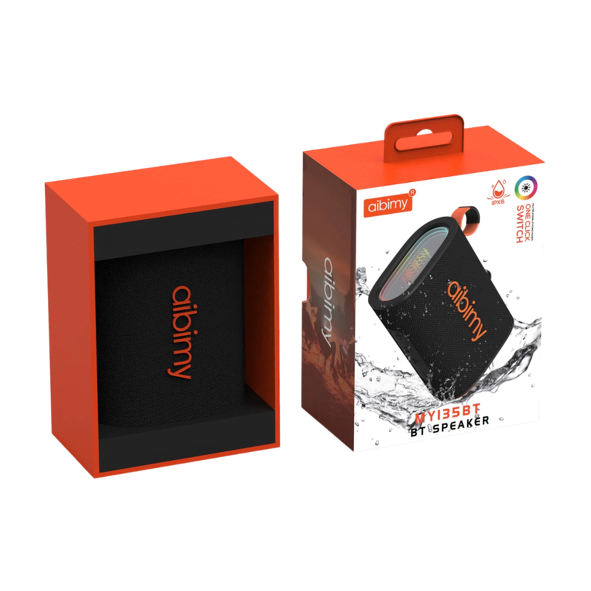 Parlante Inalambrico Bluetooth Aibimy Pequeño My135bt Negro