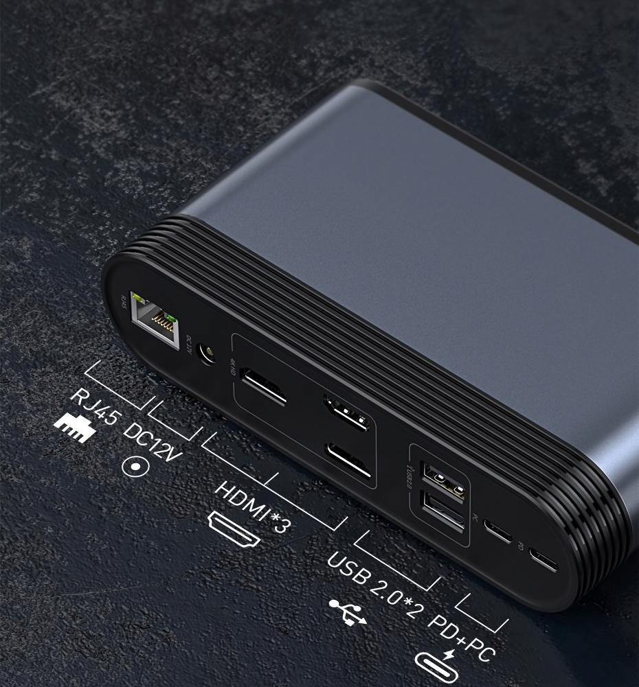 Hub Multipuertos 16 en 1 Working Station 100W Mac o Notebook Baseus – imagen 3