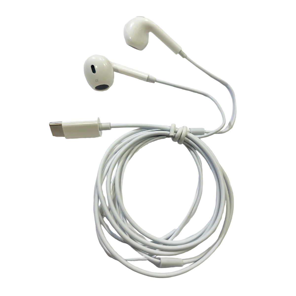 Audifonos In Ear Tecmaster Hi-fi Conector Tipo C Blanco – imagen 3