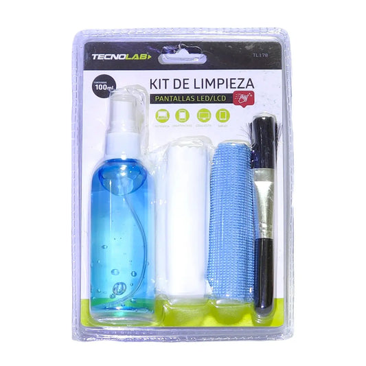 Kit 4 En 1 De Limpieza Multiuso Pc Tv Notebook Tecnolab Tl170