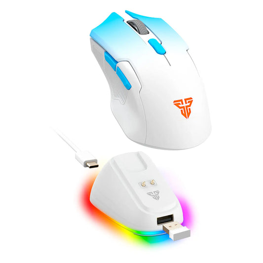 Mouse Gamer Inalámbrico Fantech Wg11v2rd Cruiser II + Dock Carga Azul