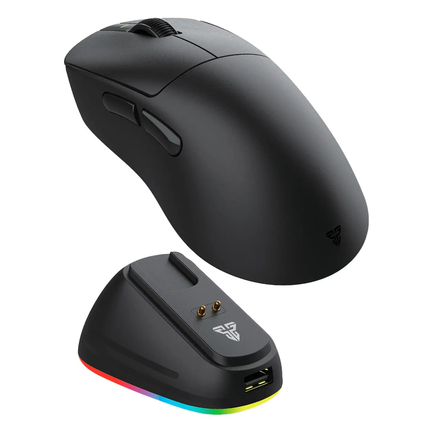 Mouse Gamer Inalámbrico Fantech Wg14e Yari E + Dock Carga Negro