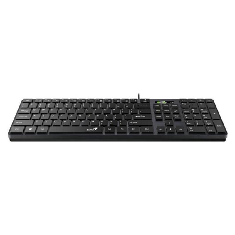 Teclado Genius Slimstar 126 Multimedia Usb Ultra Negro – imagen 2