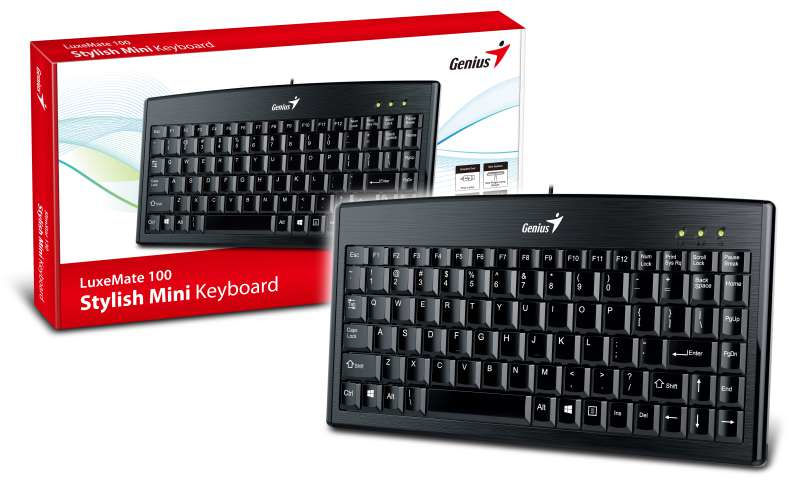 Teclado Mini Genius Usb Luxemate 100 Silencioso – imagen 3