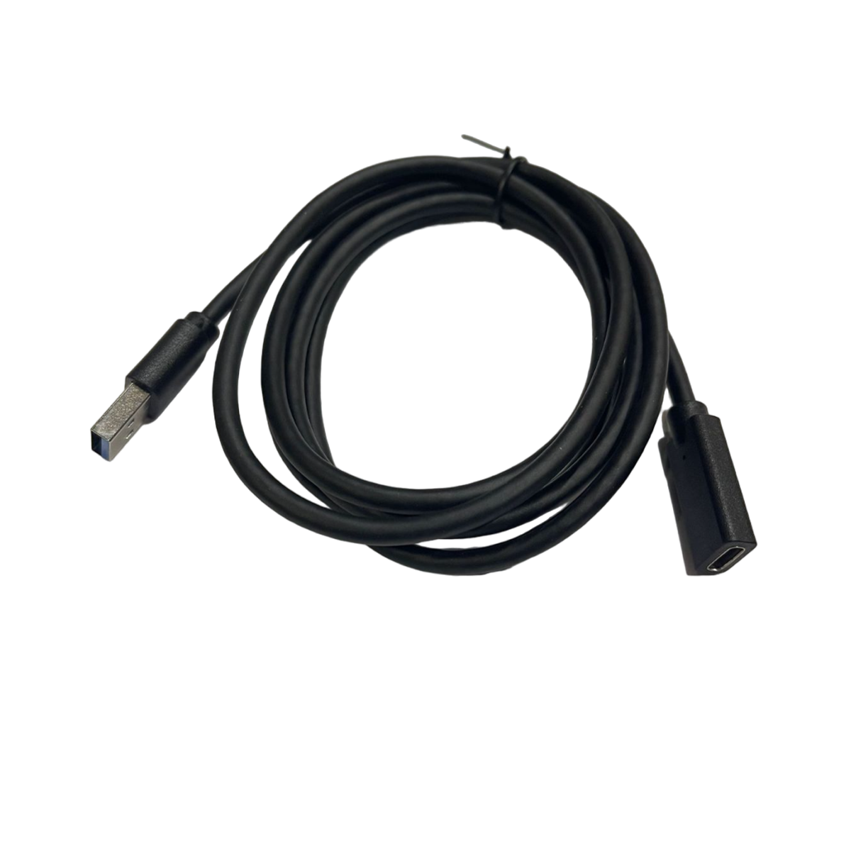 Cable Otg Usb 1.5 Metros Usb Macho a Tipo C Tecmaster Negro – imagen 2