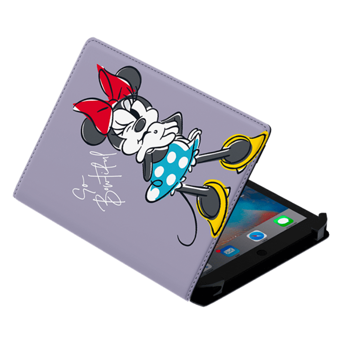 Carcasa Flip Cover Disney Universal Para Tablet 7 / 8 Pulgadas Minnie 4
