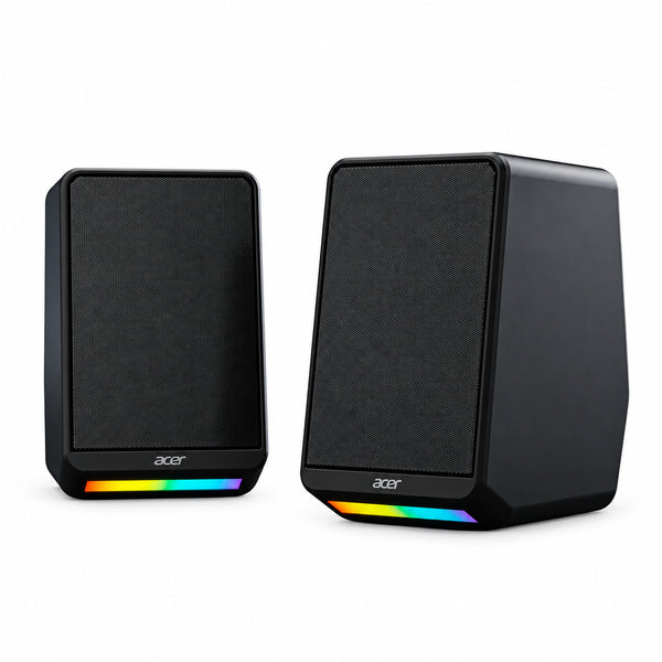 Parlantes PC Acer OSK237 Estéreo 2.0 USB + Jack 3.5 mm Negro