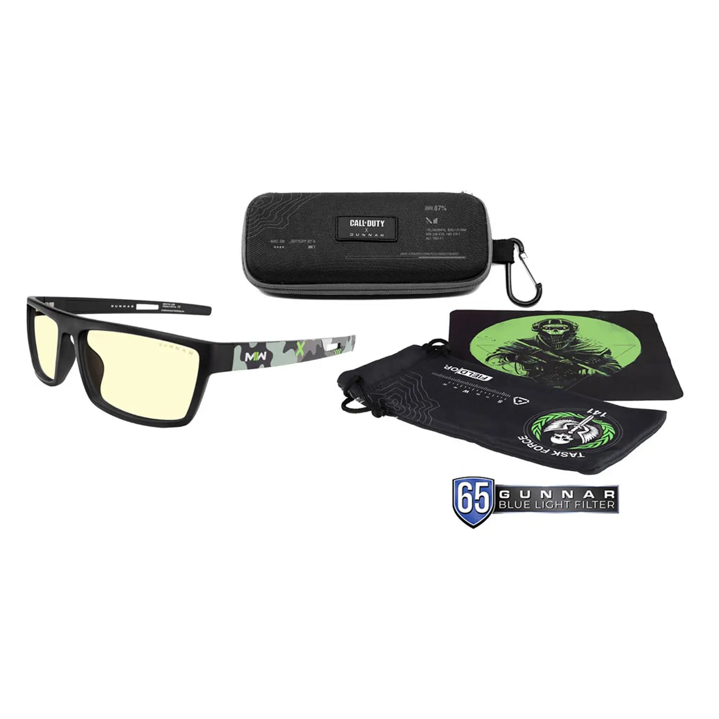 Lentes Gamer Gunnar Call of Duty MWII Tactical Edition Amber Bundle