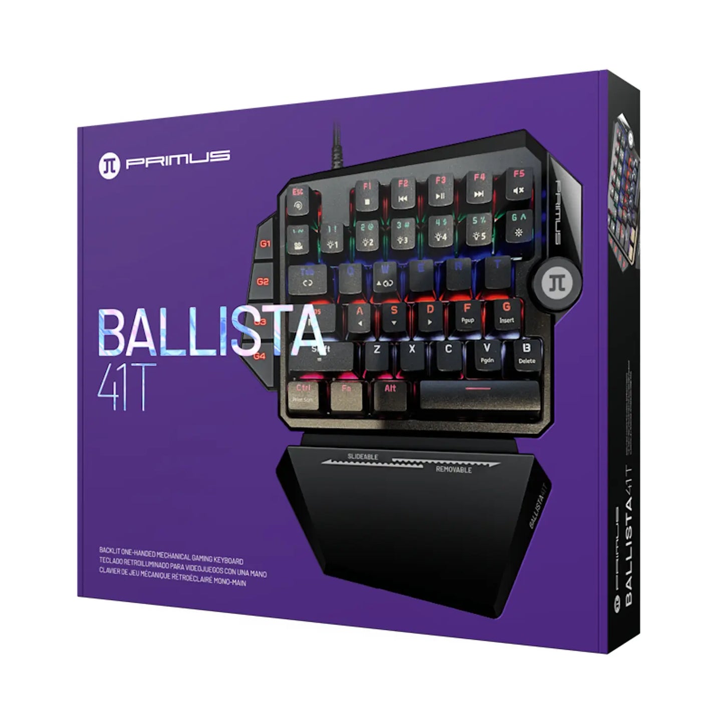 Teclado Gamer Mecanico Una Mano Primus Ballsita 41t Negro – imagen 3