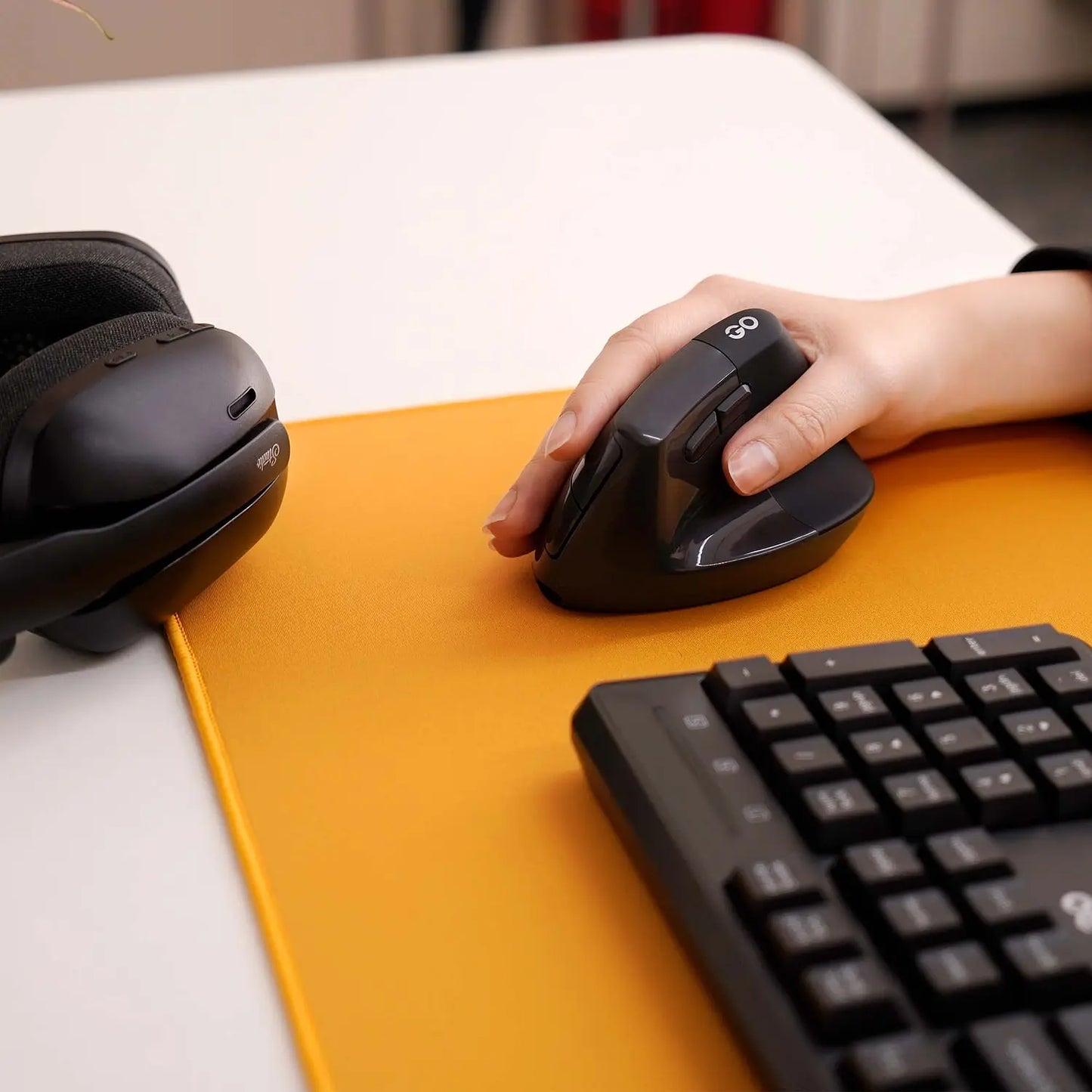 Mouse Inalámbrico Vertical Fantech W195r Go Comfy Negro – imagen 3