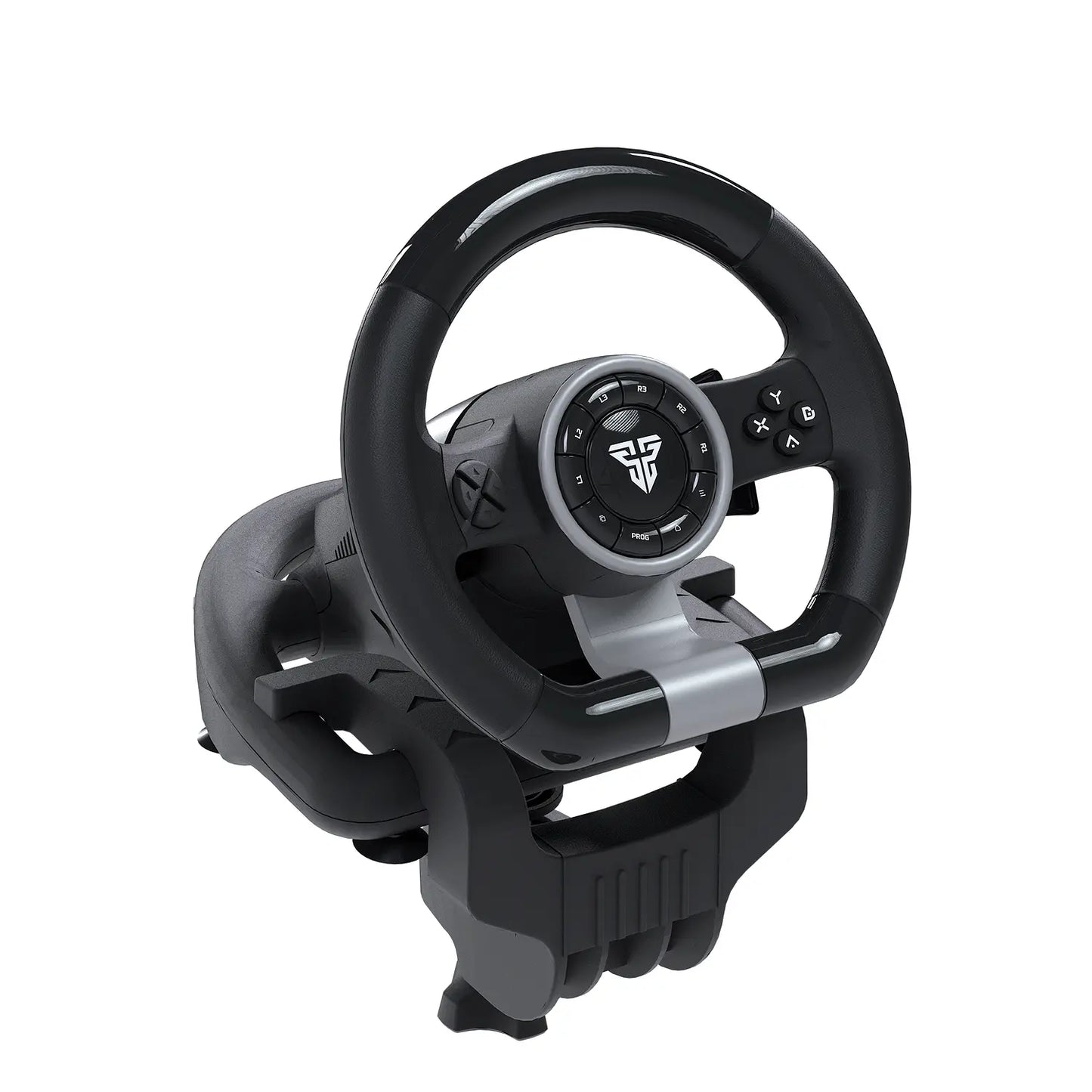 Kit Volante Con Pedales Fantech R2 Para Pc Ps4 Xbox Switch Negro – imagen 2